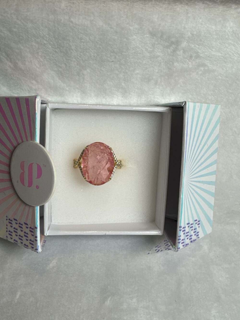 BP Hope Is Your Superpower Color Changing Stone Ring RG22161